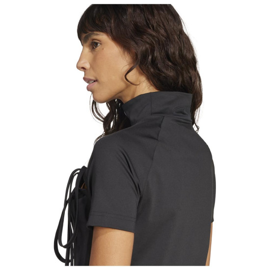 Adidas Γυναικεία κοντομάνικη μπλούζα Ribbon Cut Out Crop Top